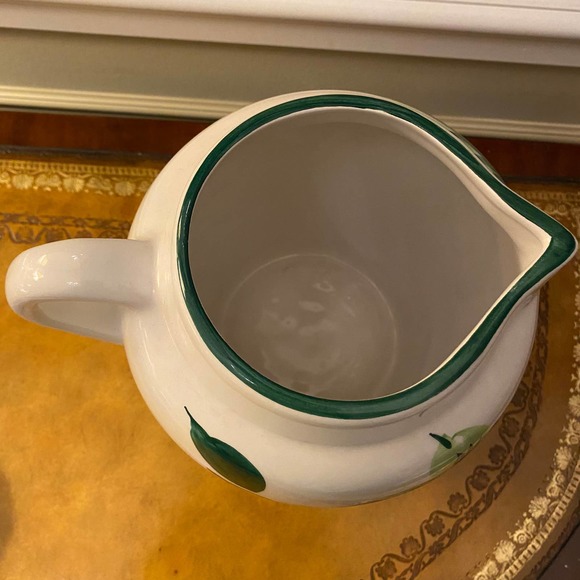 Vintage Hand Painted Large Italian Pitcher - Picture 4 of 5